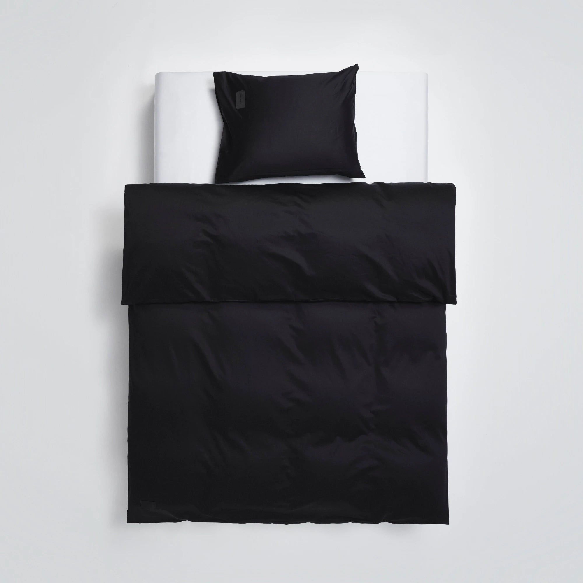 Pure Sateen Pillow Case - Black - THAT COOL LIVING