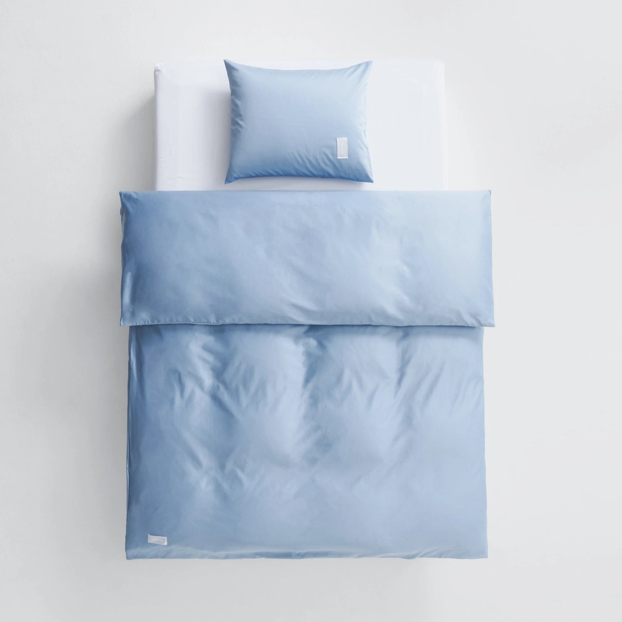 Pure Sateen Pillow Case - Haze Blue - THAT COOL LIVING