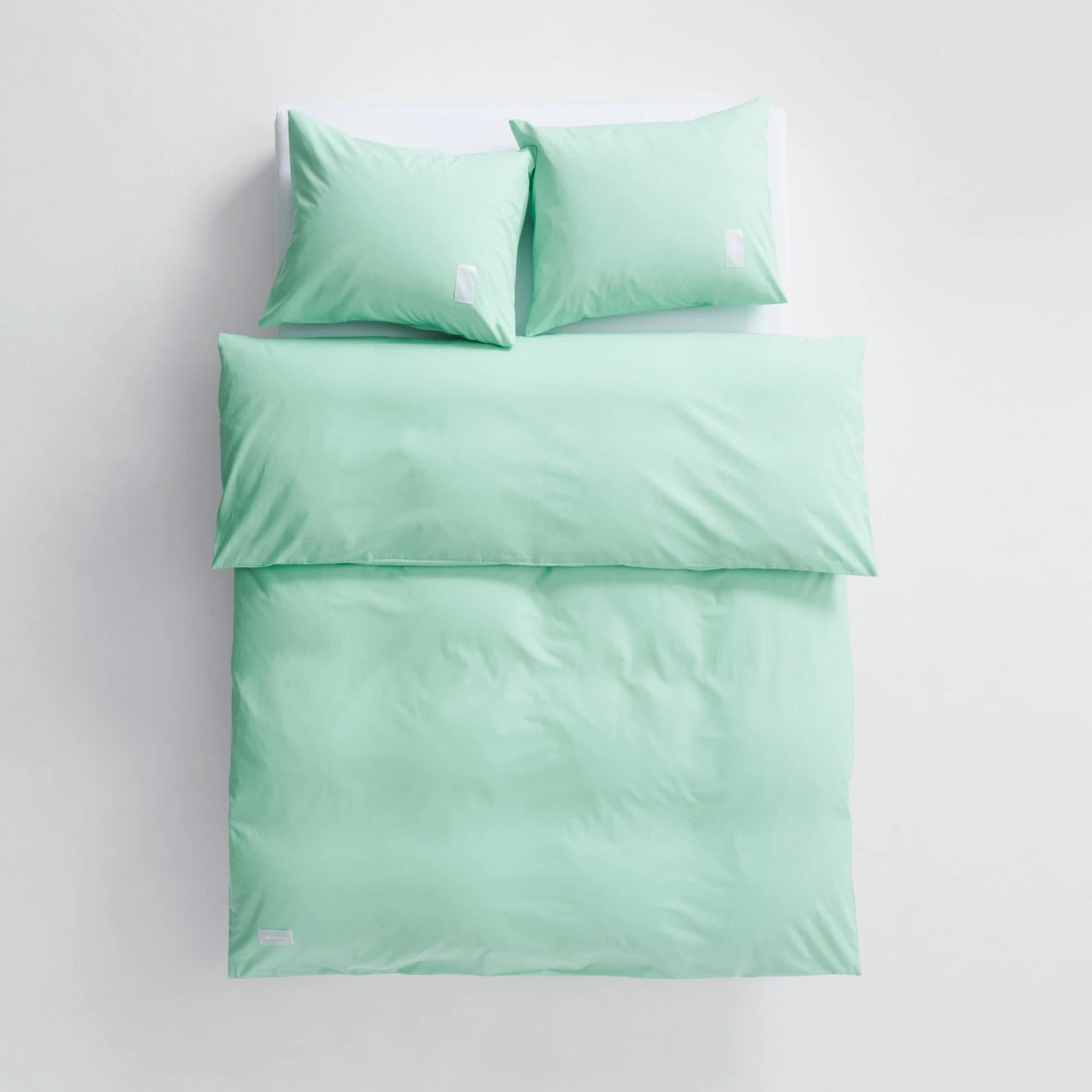 Pure Poplin Pillow Case - Pale Green - THAT COOL LIVING