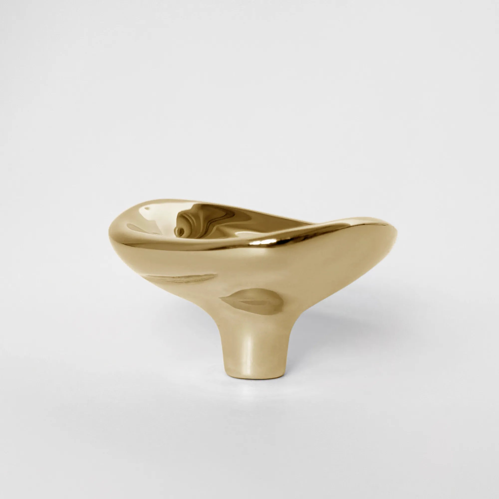  Small Ripple Knob in chrome finish for contemporary home decor