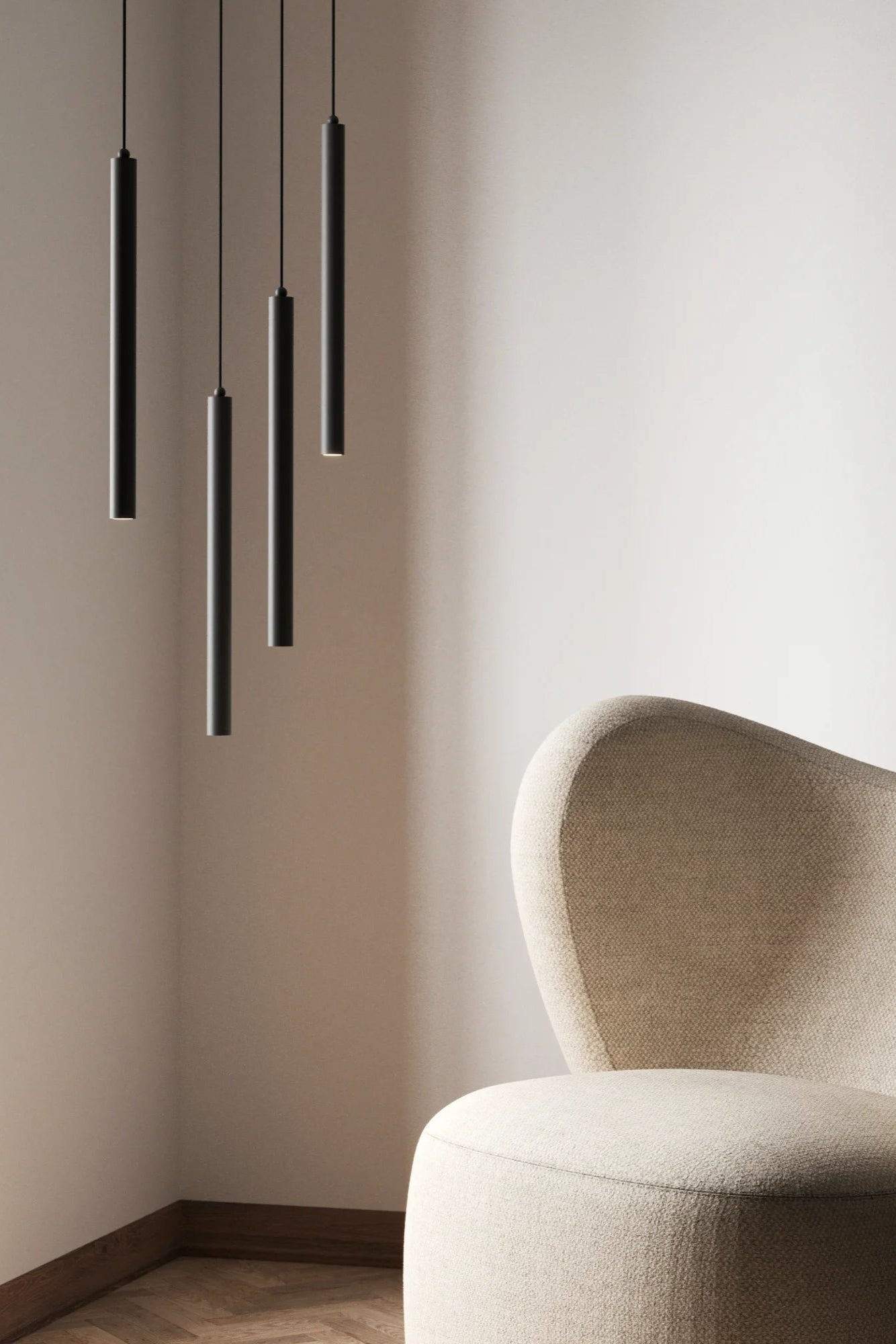 Pipe Pendant Light - Raw Cast Aluminium - THAT COOL LIVING