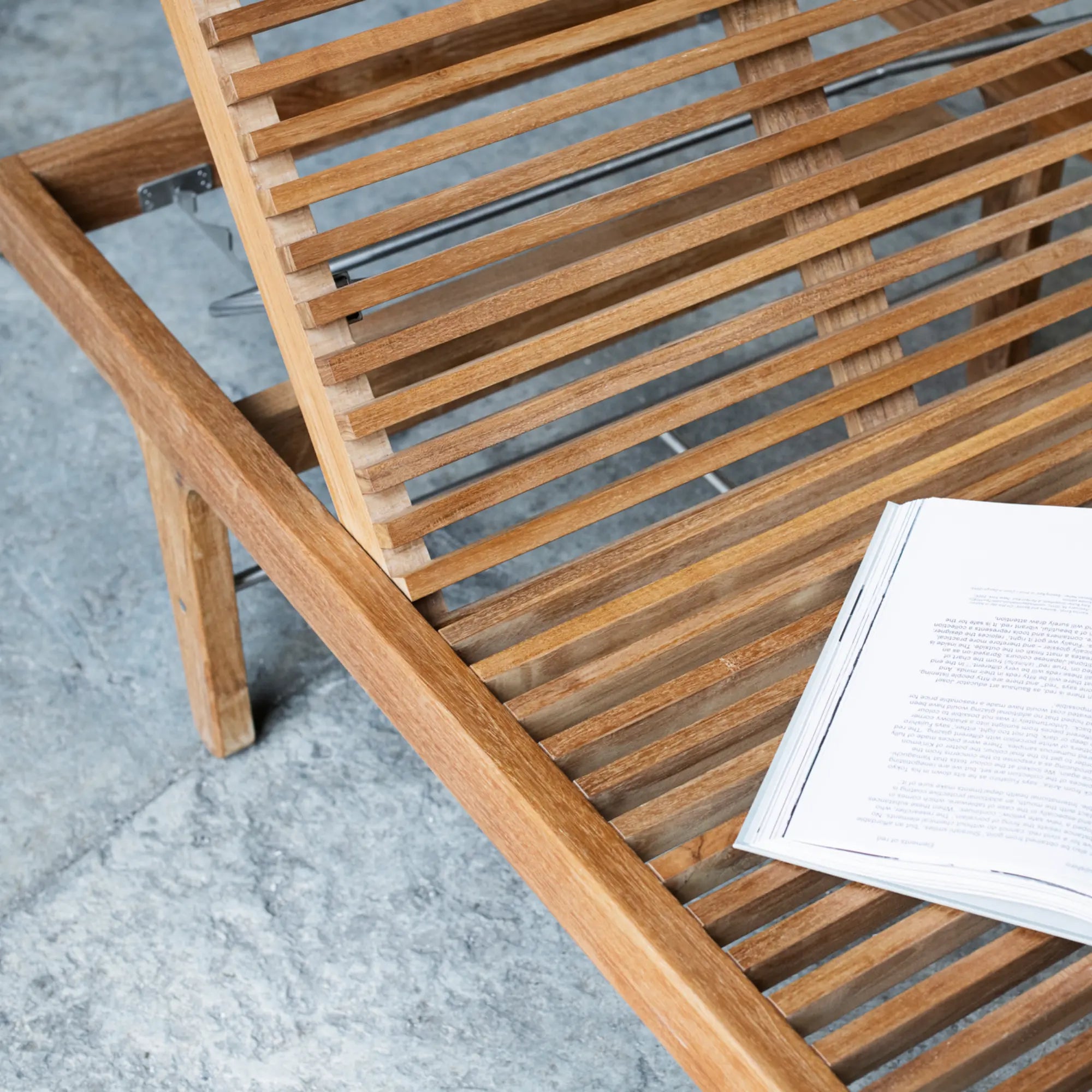 Elegant and modern sun lounger perfect for poolside or patio