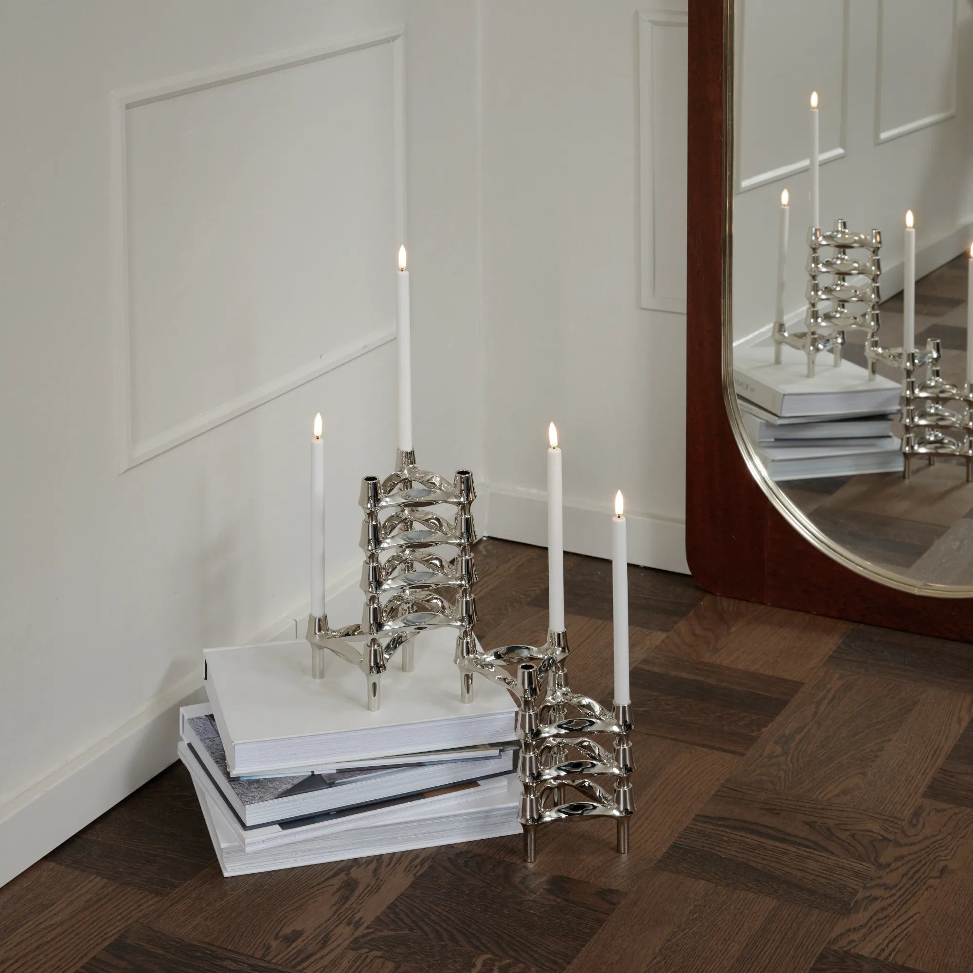 Flameless LED candles with remote control and timer function