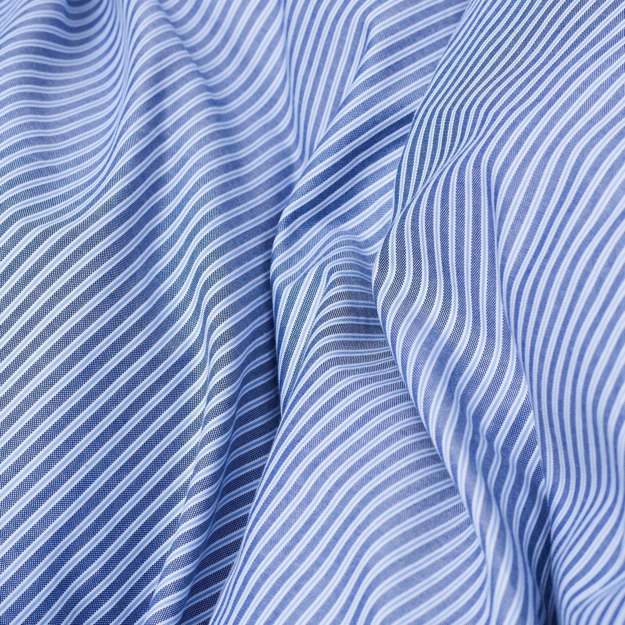 Wall Street Duvet Cover - Stripe Dark Blue Oxford - THAT COOL LIVING