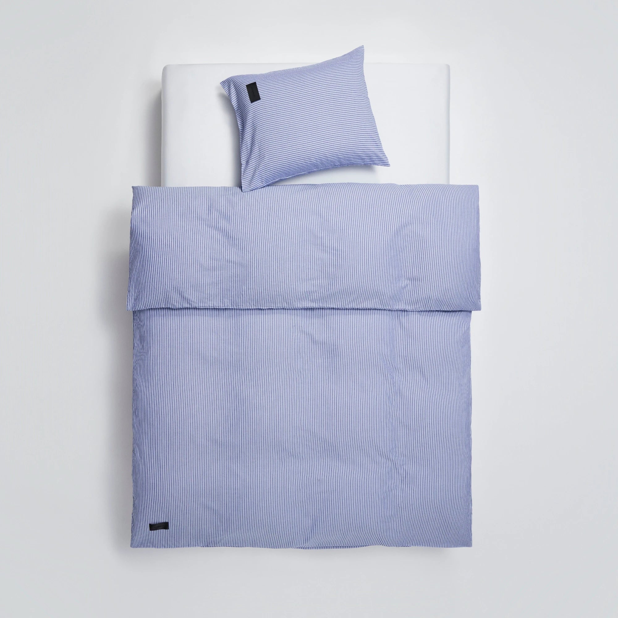 Wall Street Pillow Case - Stripe Dark Blue - THAT COOL LIVING
