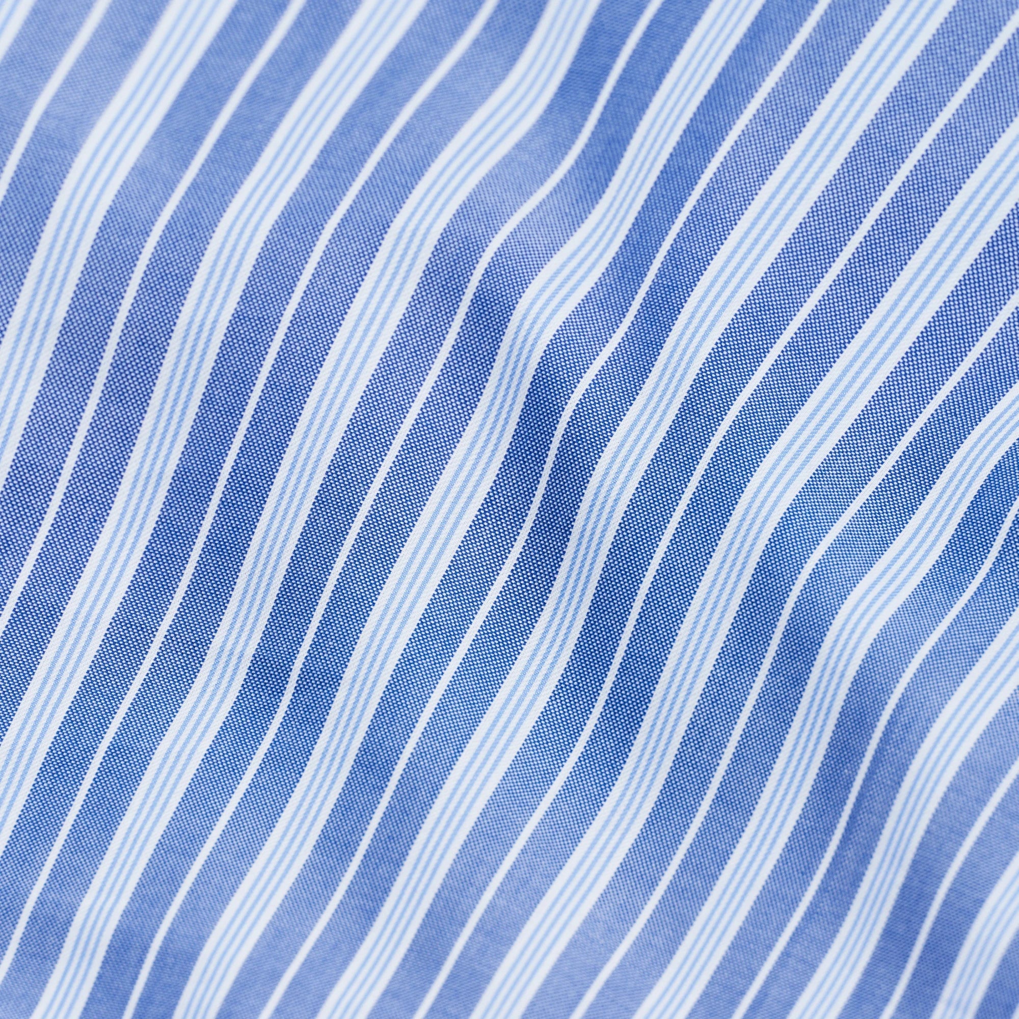 Wall Street Pillow Case - Stripe Medium Blue - THAT COOL LIVING