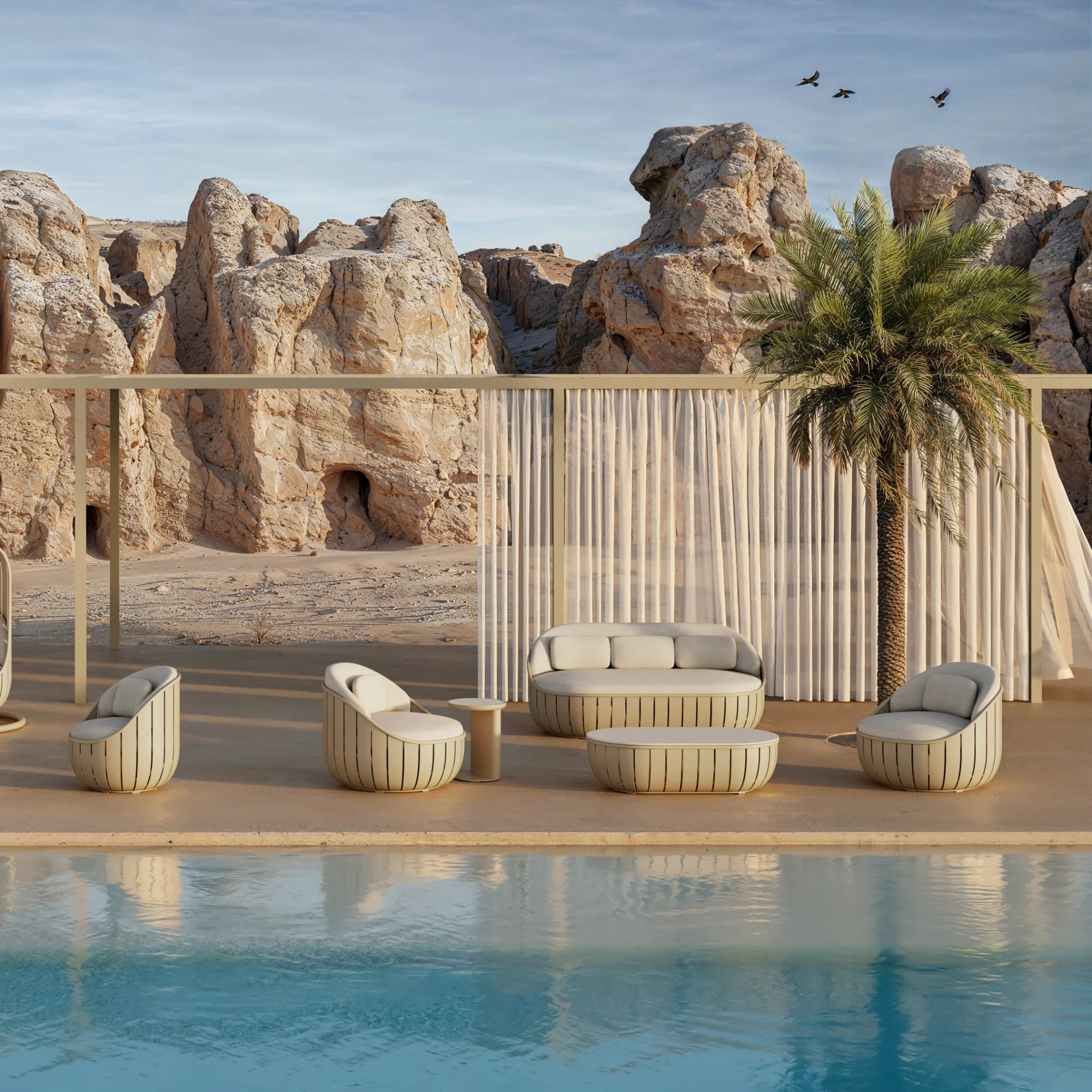 Arena Outdoor Side Table - THAT COOL LIVING