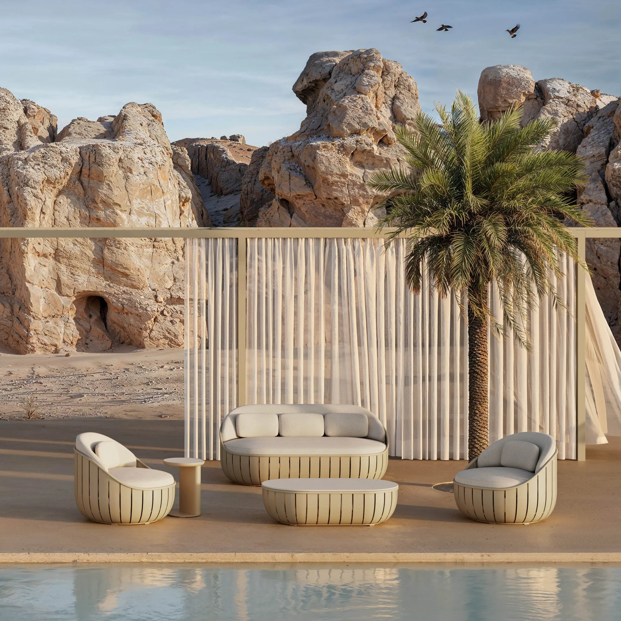 Arena Outdoor Coffee Table - THAT COOL LIVING
