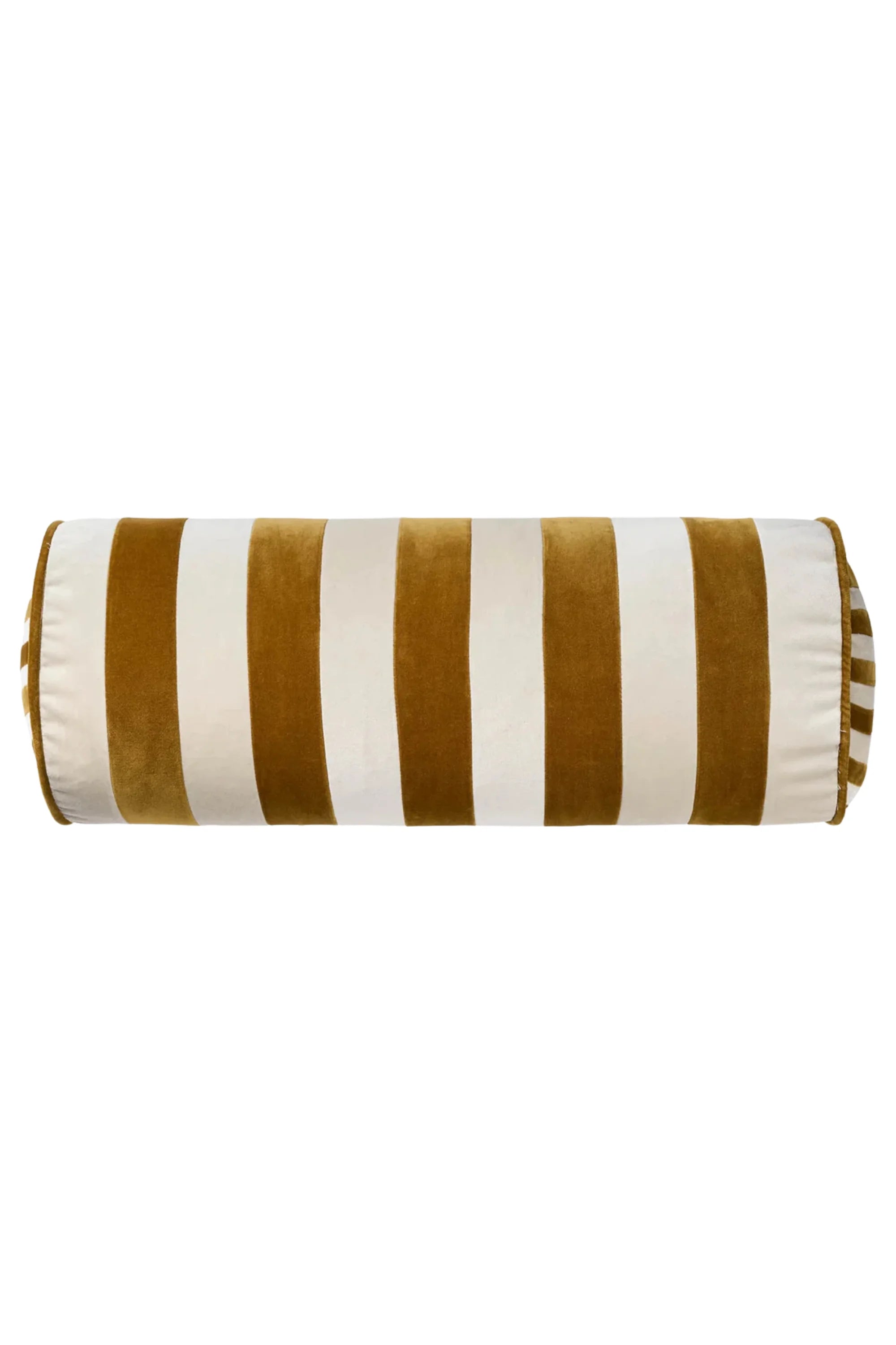 Stripe Bolster Cushion with Piping - THAT COOL LIVING