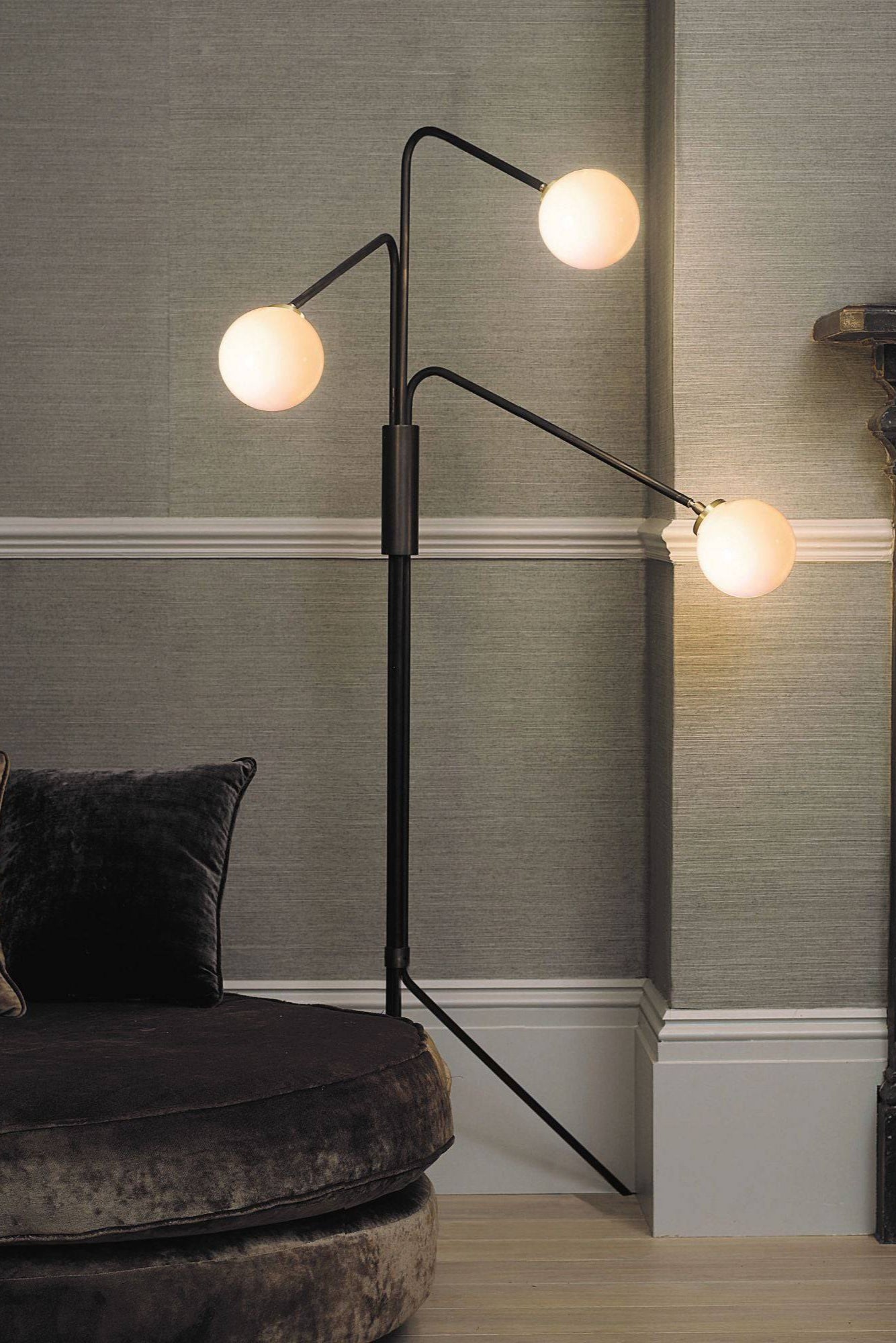 Array Opal Floor Lamp - Modern Retro Sculptural Light - CTO Lighting - THAT COOL LIVING