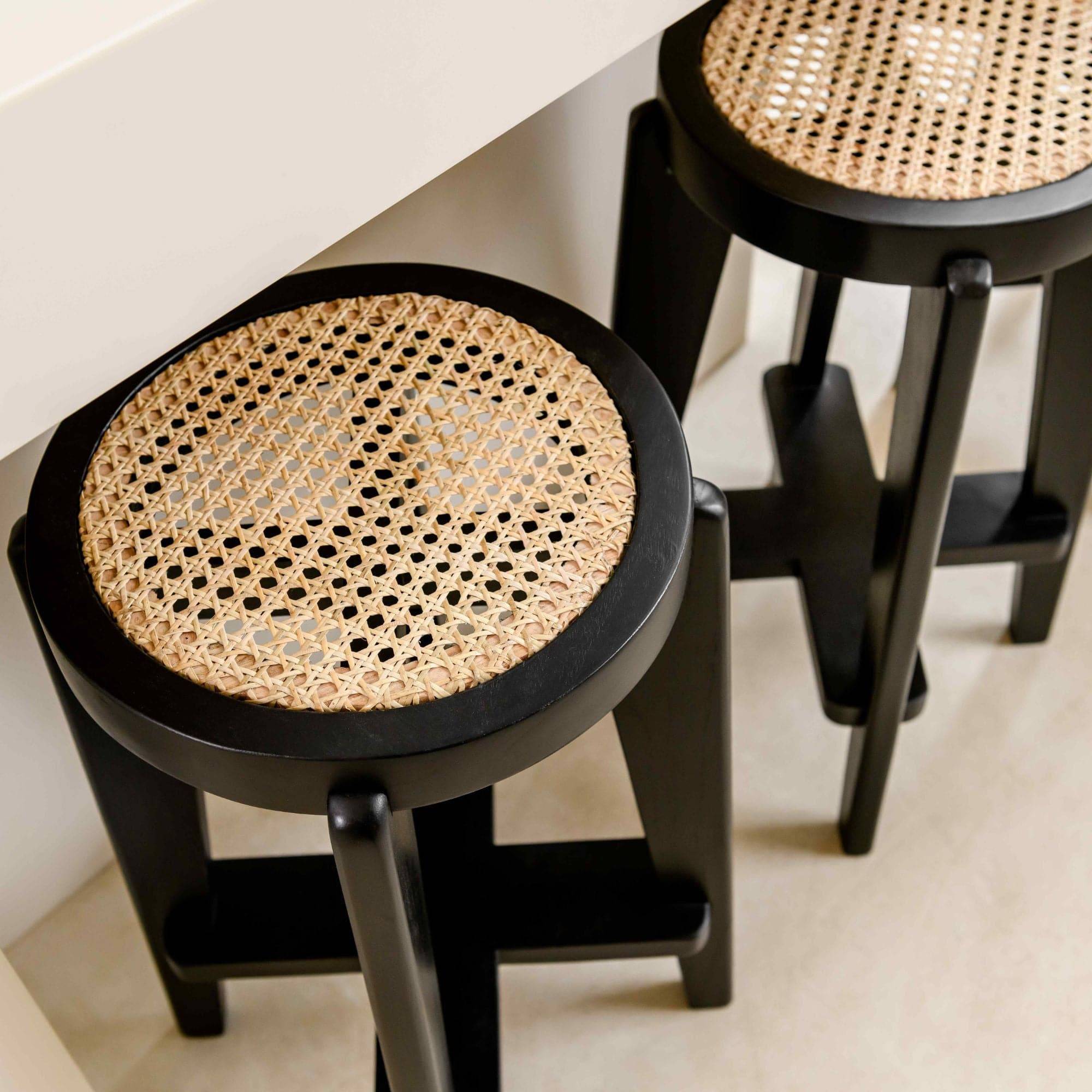 Rattan Bar Stool - THAT COOL LIVING
