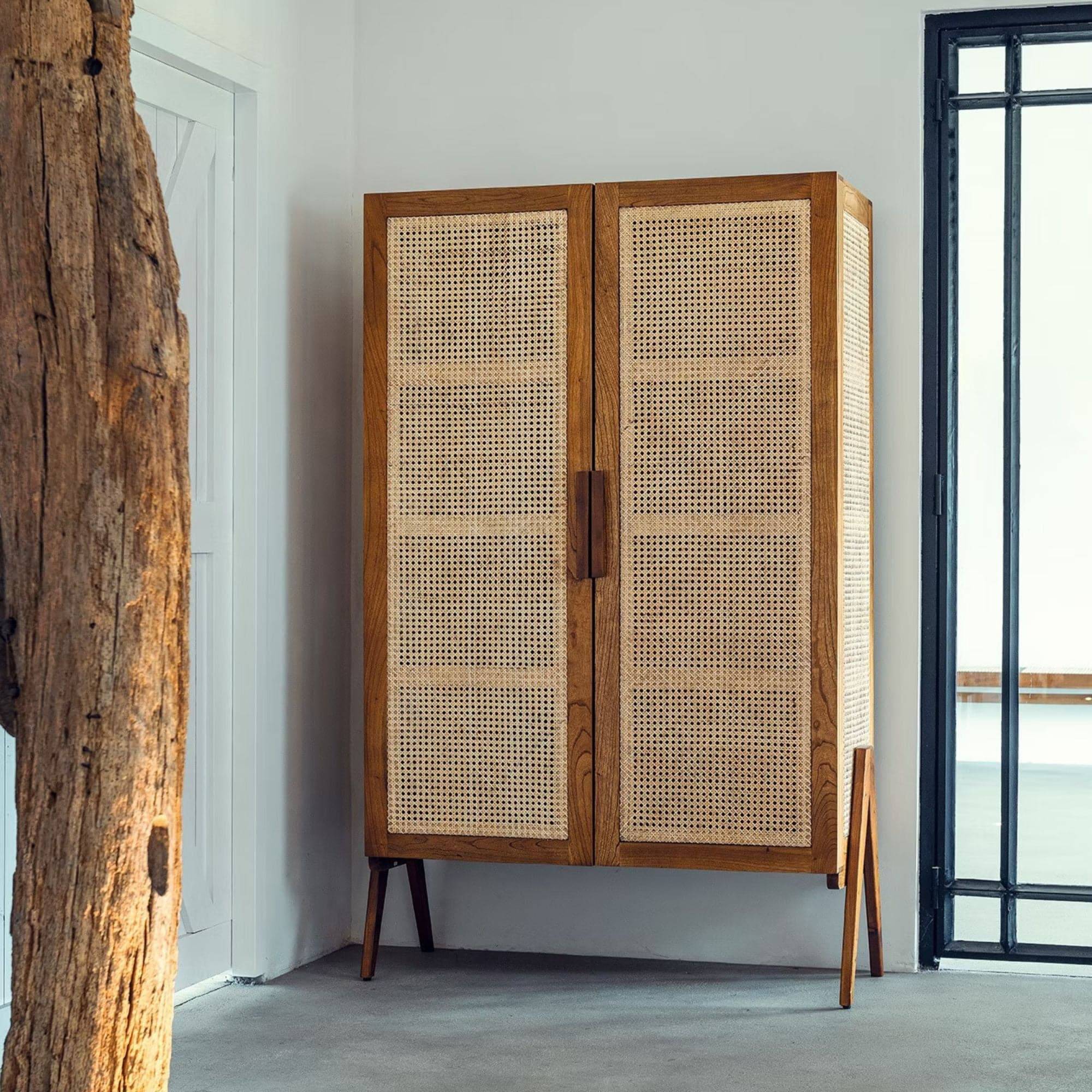 Rattan Storage Cabinet - THAT COOL LIVING