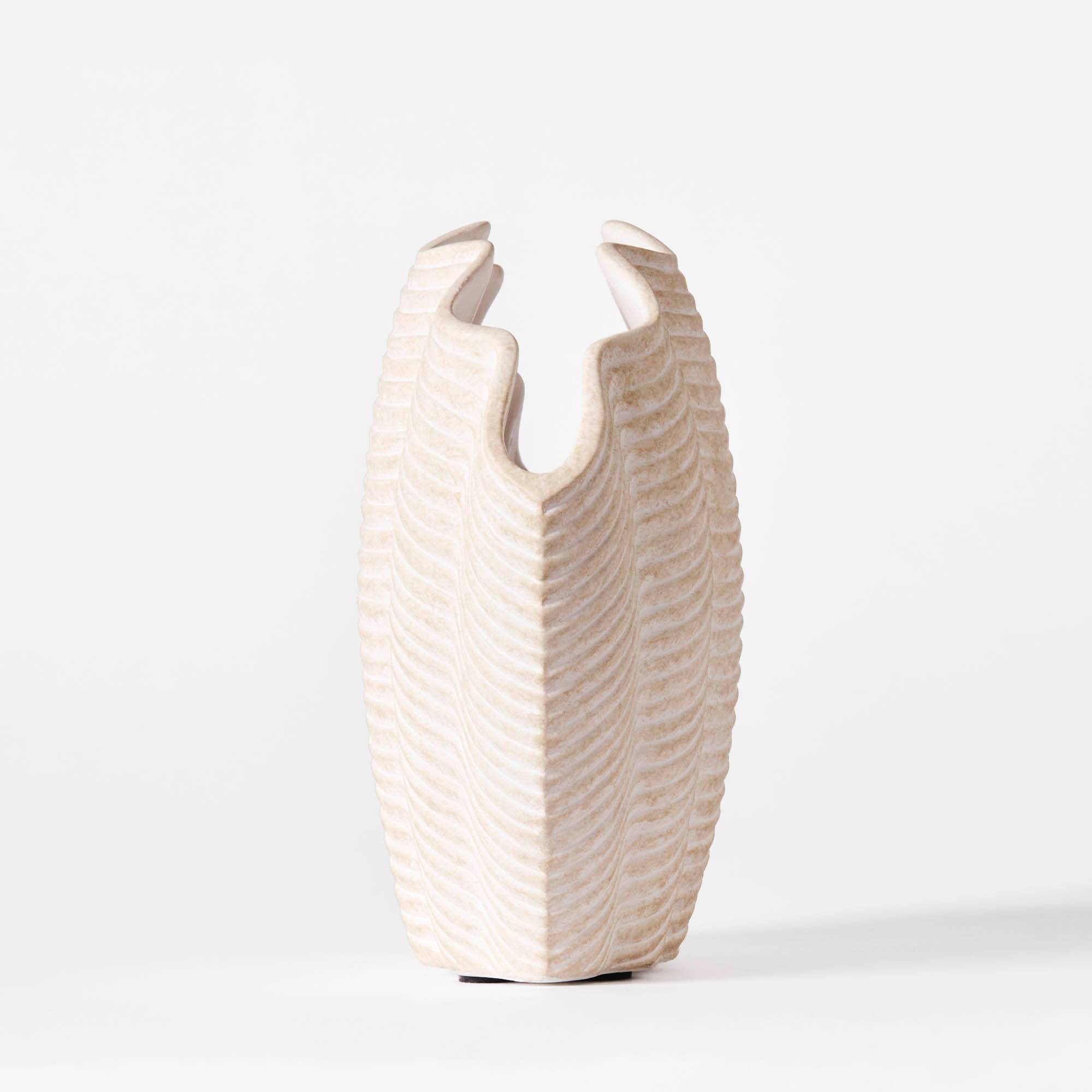 Concha Vase White Large - THAT COOL LIVING