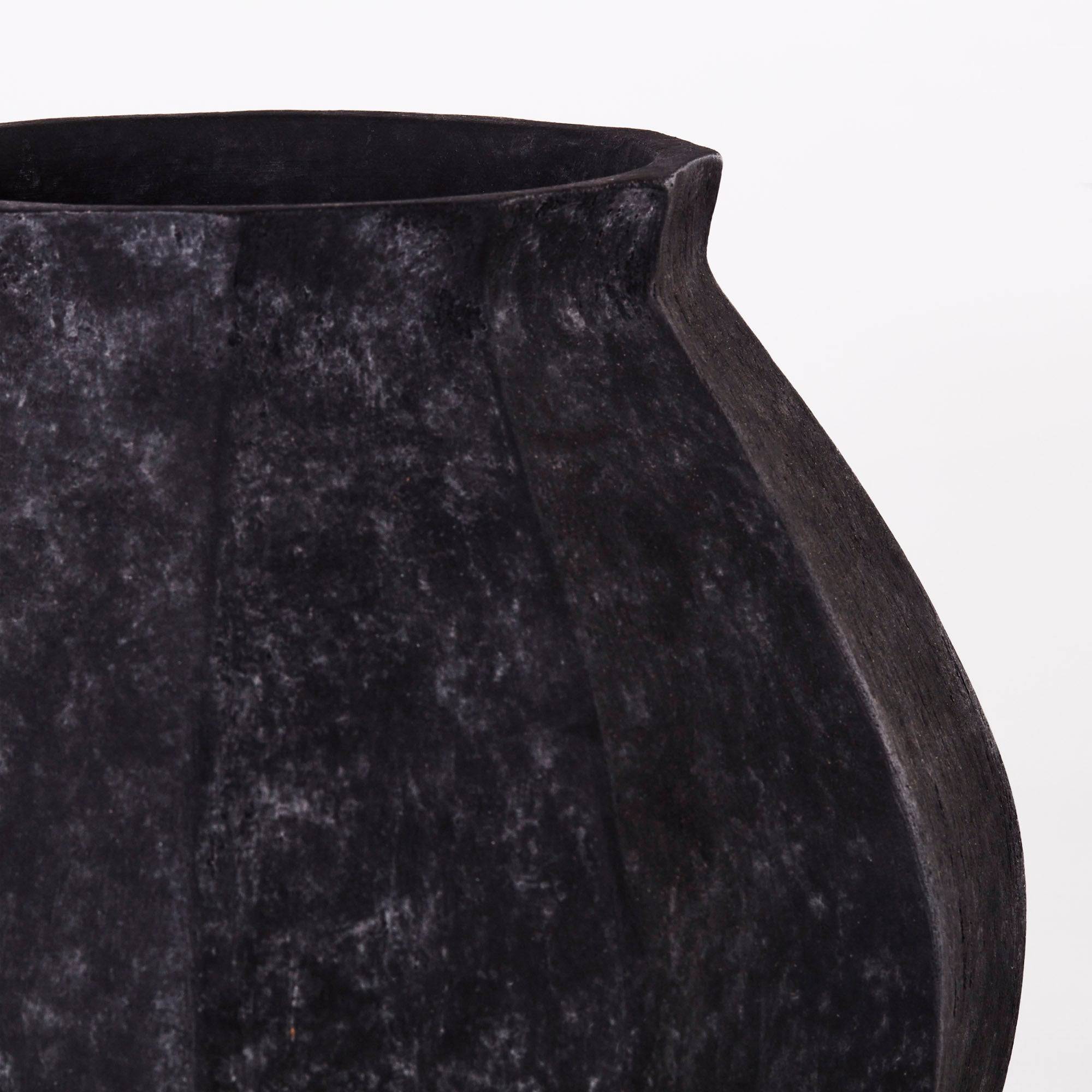 Wedges Vase Black - THAT COOL LIVING