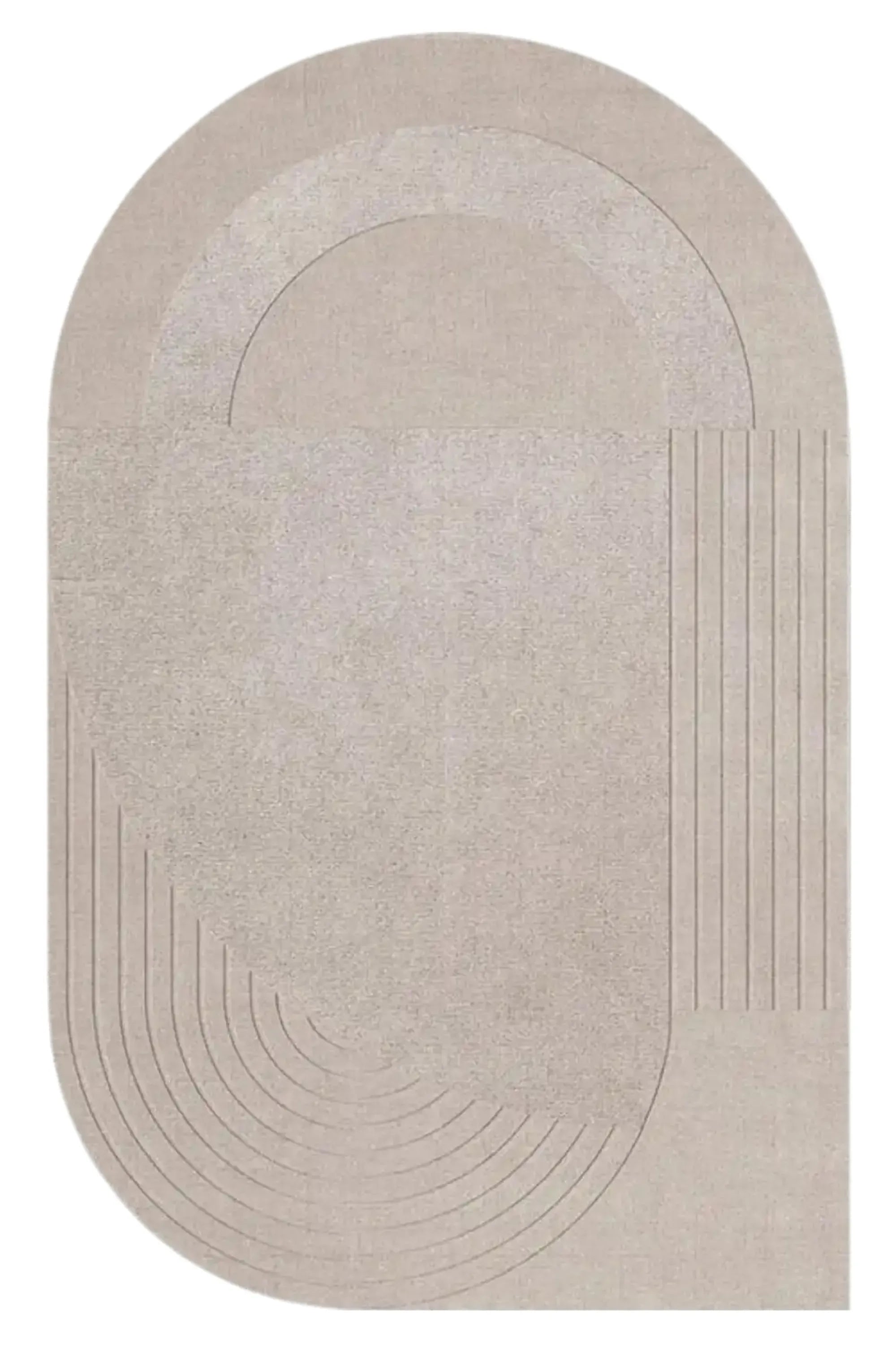 Tapis circulaire en laine