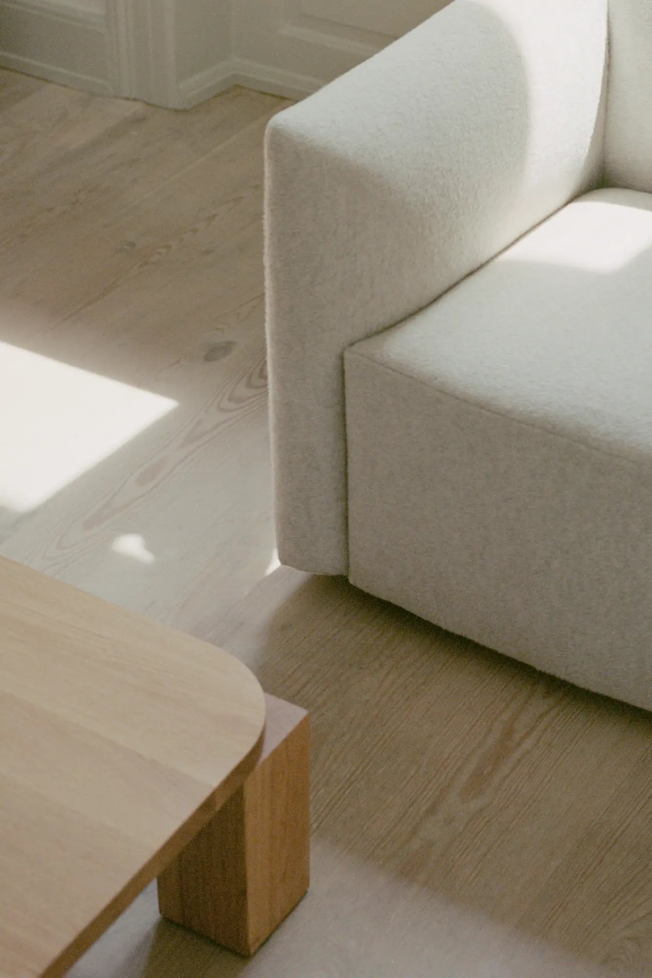 Contemporary 82x82 coffee table with sleek design and spacious surface