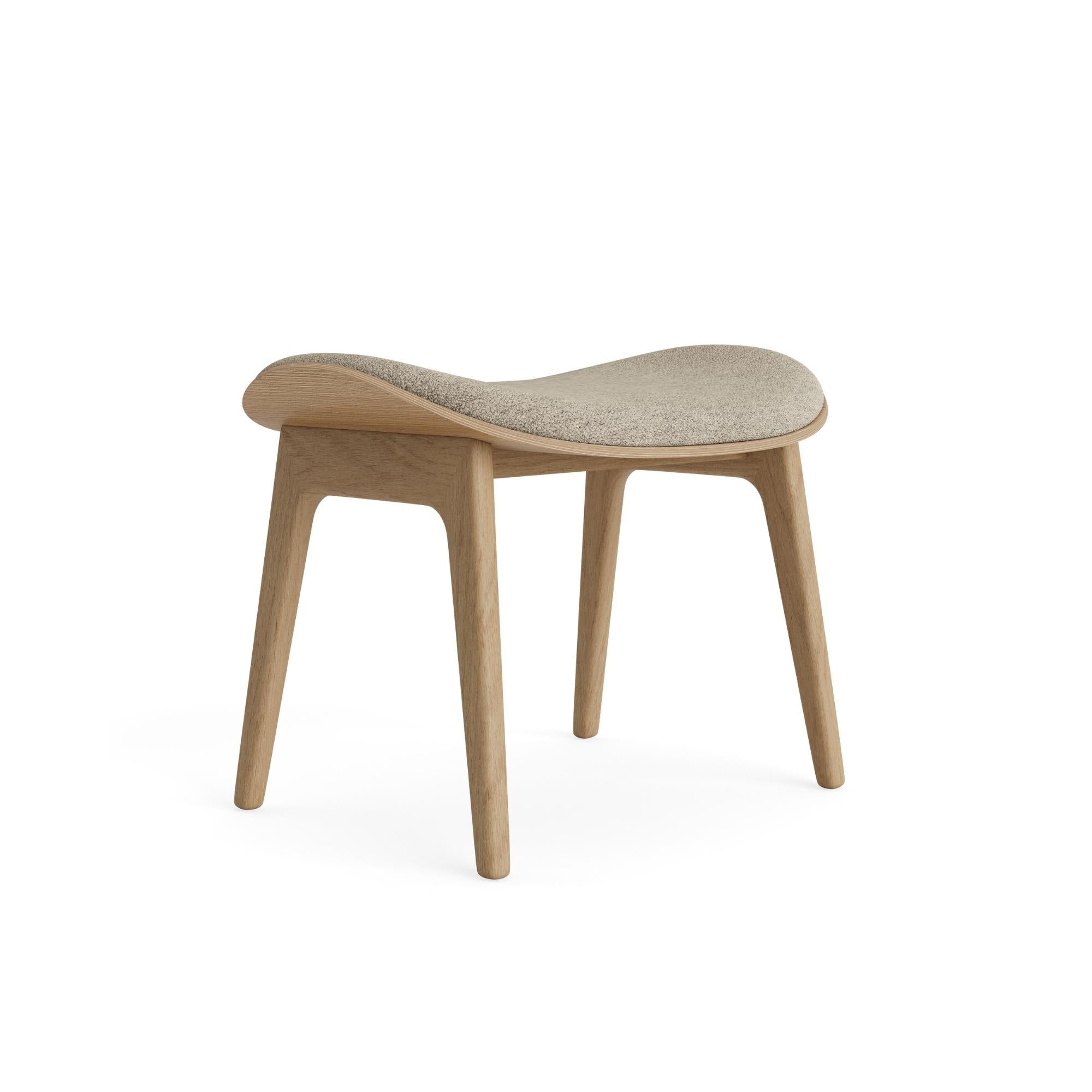 Elephant Lounge Stool - Bouclé - THAT COOL LIVING