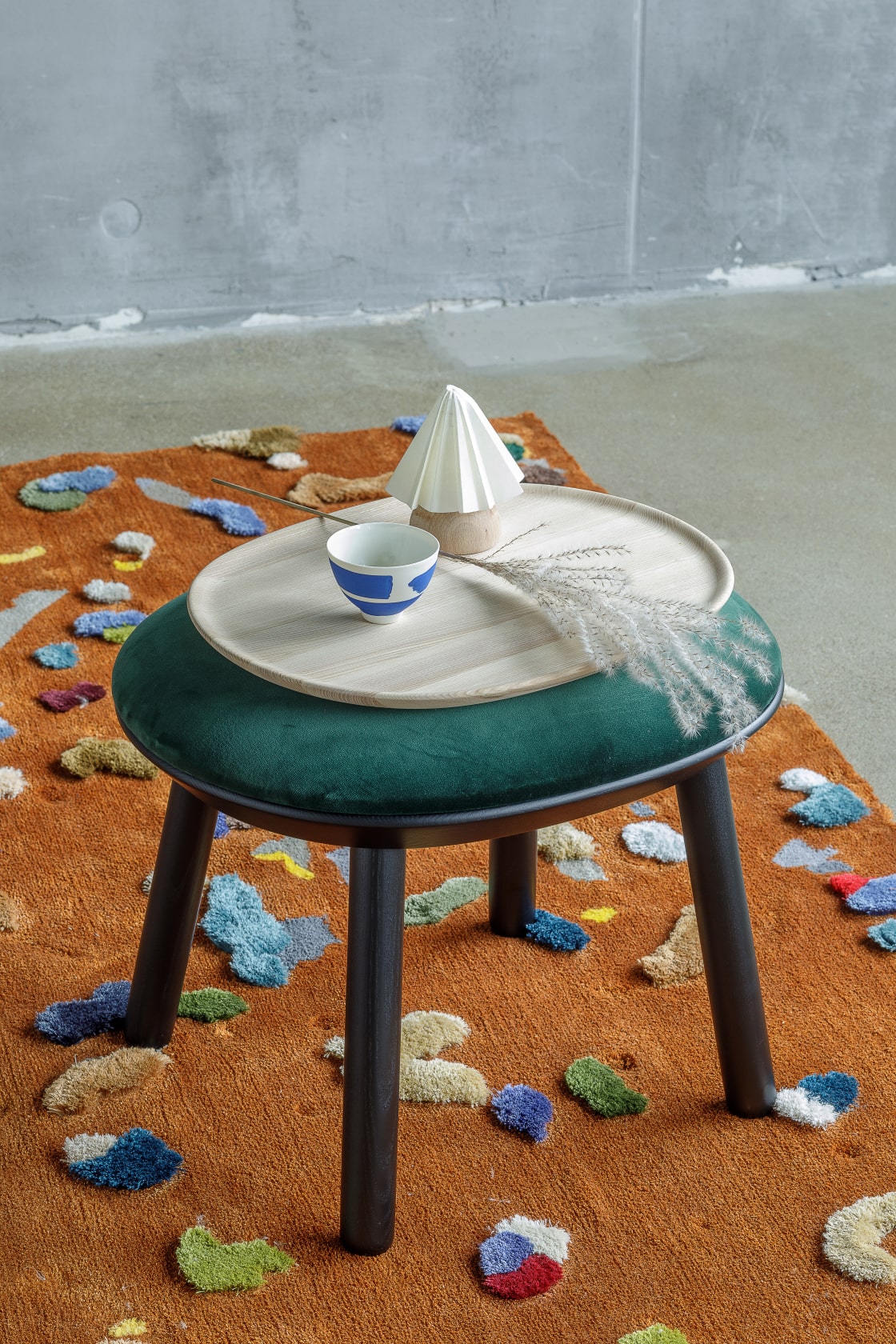 Naïve Ottoman | Velour - THAT COOL LIVING